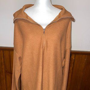 Men's SAGE Collective Size Medium Collared 1/2 Zip Terry Sweater Long Sleeve